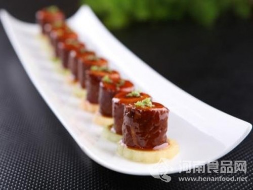 切成形狀的大腸
