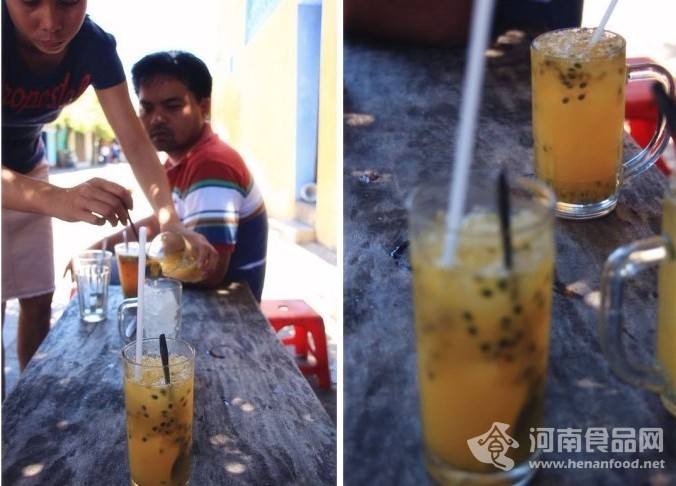 百香果冰茶