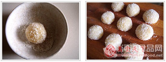 降溫美食：椰蓉糯米糍（圖）