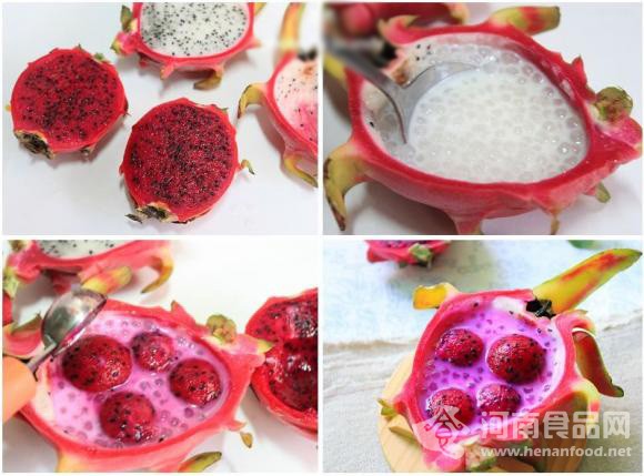降溫美食：水果牛奶西米露（圖）