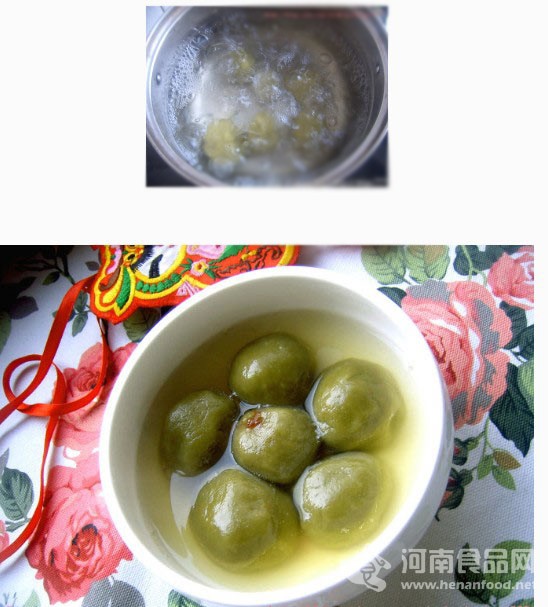 茶膳美食：綠茶玫瑰湯圓（圖）
