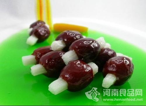 蜜汁紅棗山藥串