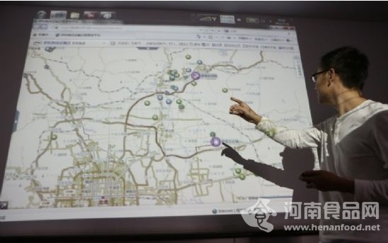 所有伊利運奶車均可通過GPS監控系統實現全程可視化管控