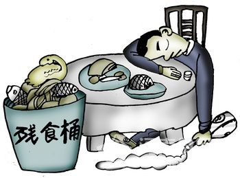 餐桌浪費