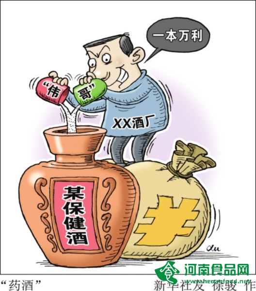 一瓶“保健酒”含兩粒“偉哥”　酒里“下猛藥”利潤高危害大